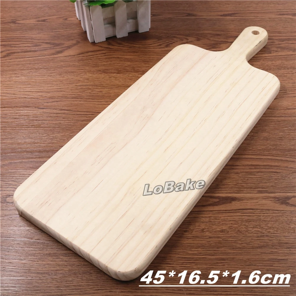 45*16.5*1.6cm rectangle wooden pizza pan stones pie pans steak holder