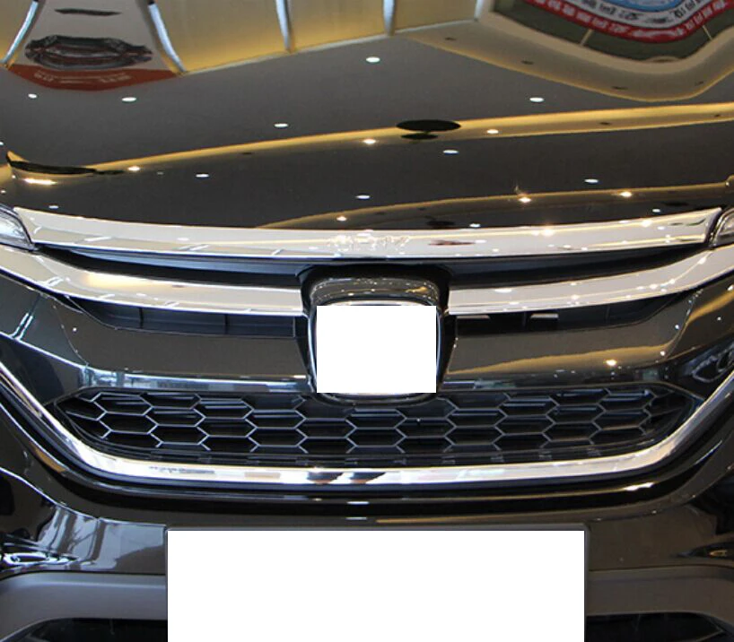 Для Honda CR V CRV 2015 2016 ABS Хромированная передняя решетка вокруг капота|hood trim|chrome front