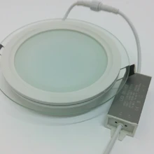 6Вт 12Вт 18Вт SMD 5730 круглый светодиодный светильник Стекло Материал 85-265 V теплый белый, холодный белый, сертификация CE, ROSH, 6 Вт, 12 Вт, 18 Вт, 10 шт./лот DHL