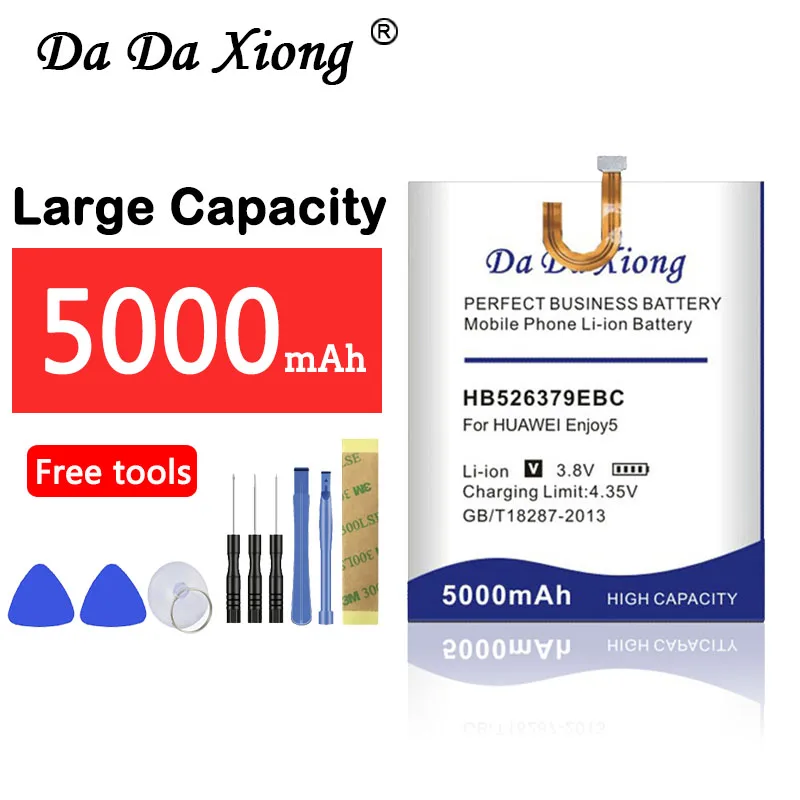 

Da Da Xiong 5000mAh HB526379EBC Battery for Huawei Ascend Enjoy 5 Enjoy5 TIT-AL00 CL10