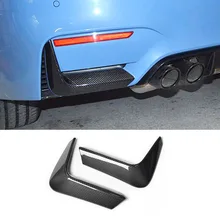 

M3 M4 Carbon Fiber Rear Bumper Diffuser Side Lip Splitter Apron back Cupwing for BMW F80 M3 F82 F83 M4 Bumper Only 2012 - 2017