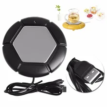 Portable USB Electric Desktop Cup Mug USB Warmer Pad Coffee Tea Milk Hot Drinks Heating for Cold Winter USB Gadgets C26