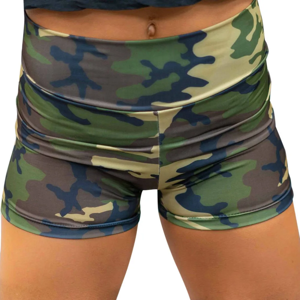 2019 women's breathable sexy yoga shorts self-cultivation fitness running yoga shorts gym fitness high waist yoga shorts 40J1 (2)