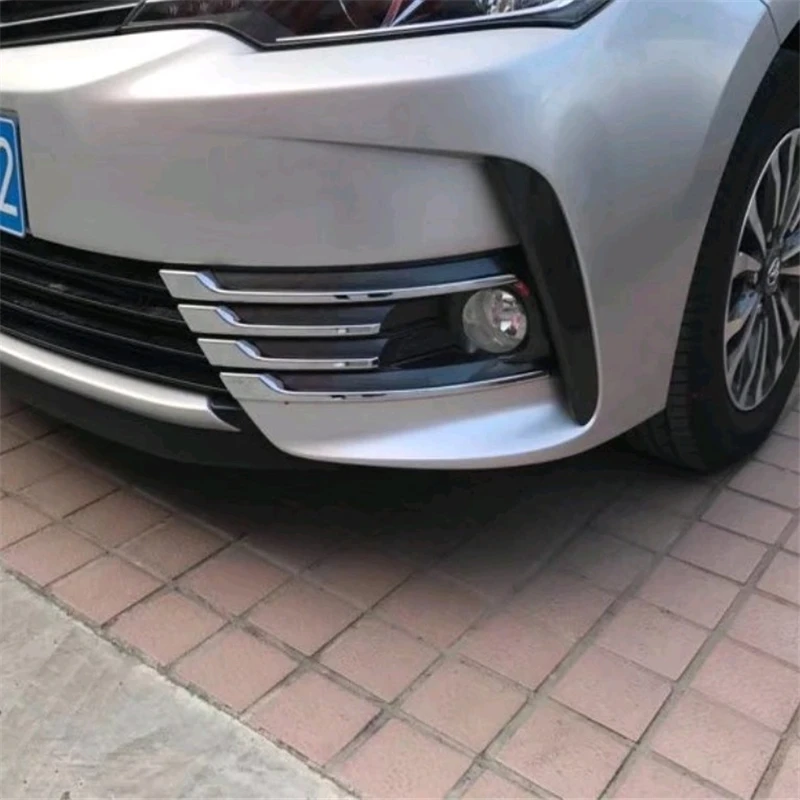 WELKINRY Стайлинг автомобильной крышки для Toyota Corolla Altis E170 2017 2018 ABS Хромированная