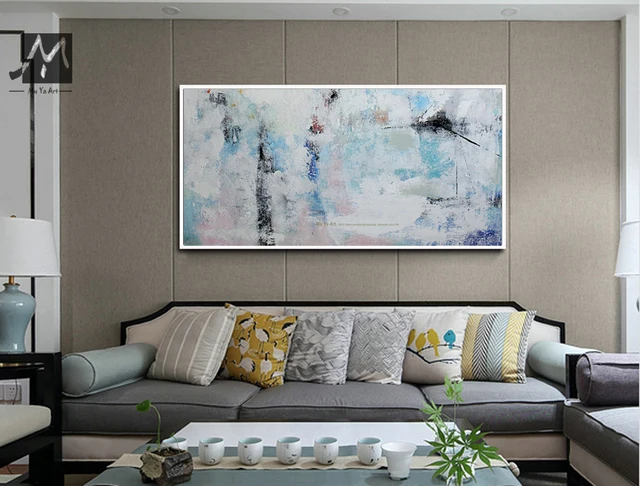 Blue Canvas Wall Art aliexpress : buy muya blue abstract painting canvas cheap Blue Canvas Wall Art aliexpress : buy muya blue abstract painting canvas cheap