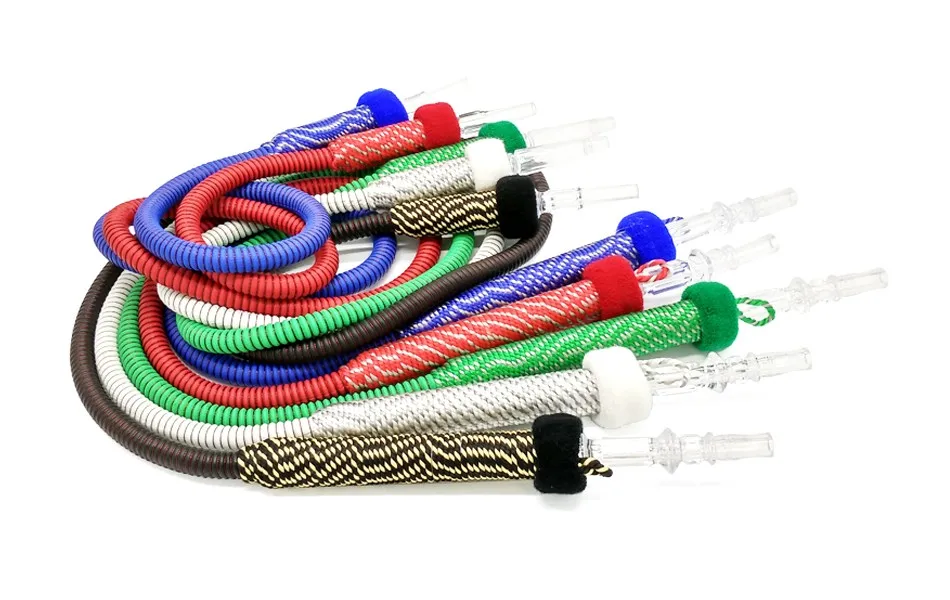 1.8m Long Leather& Acrylic Shisha Hose For Hookah / Water Pipe / Sheesha / Chicha / Narguile Accessories SH-508