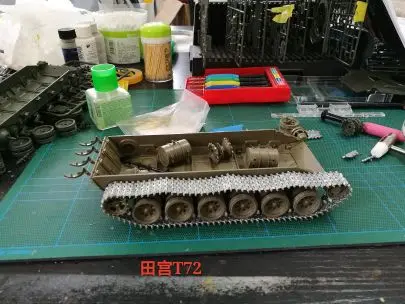 RealTS San Xin SX35004 1/35 металлический трек для T55AM T62 T72 T90 w/металлический штифт