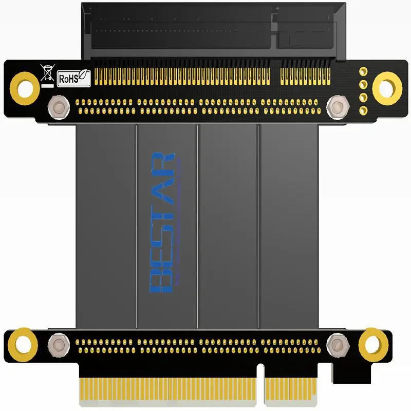 PCIe przedłużacz kabla x8 do x8 Riser przedłużacz 8x PCI-e kabel 5cm 10cm 20cm 30cm 50cm 60cm 80cm 100cm Gen3.0 dla 1U 2U serwerów