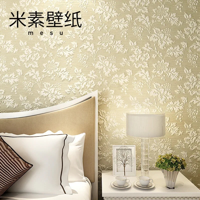 

2017 Papel Pintado Photo Wallpaper J Meters In European Style Bedroom Sofa Background Wall Paper 3d Stereo Shanfu Non-woven