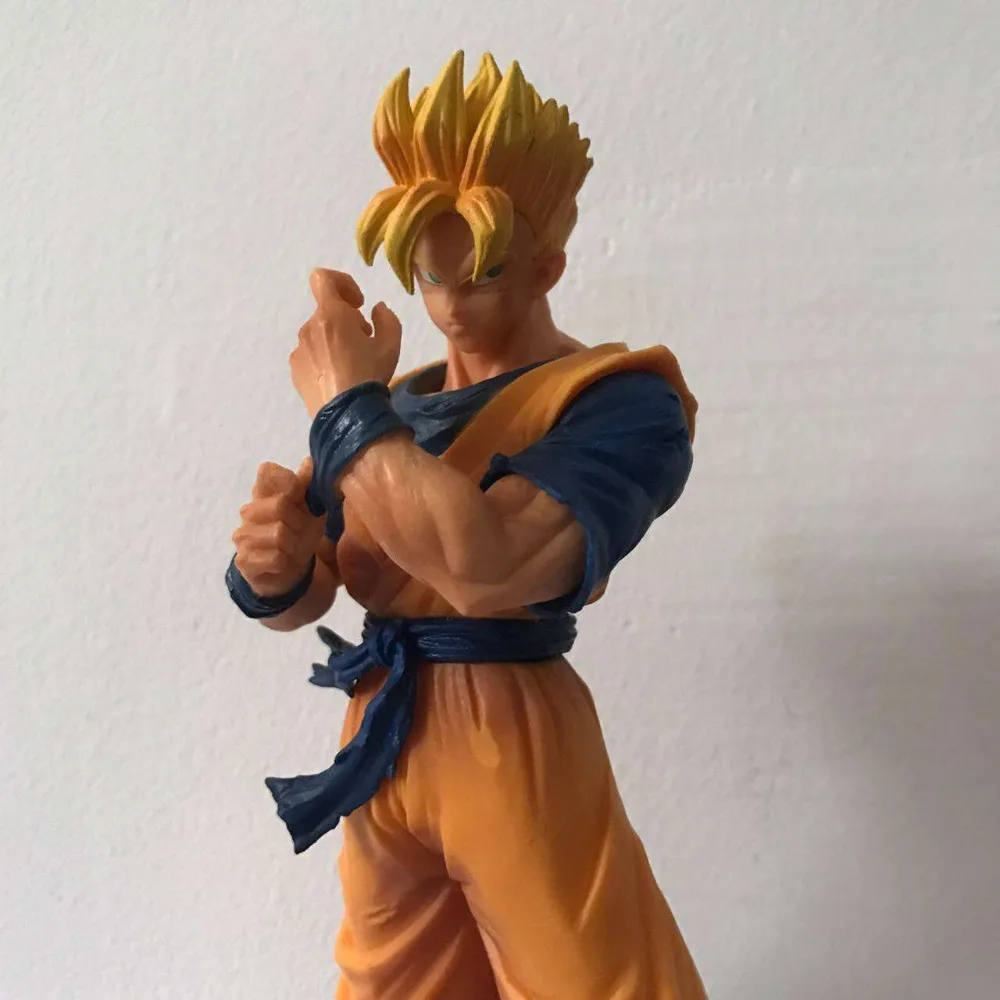 20cm Anime Dragon Ball Z Figure Resolution Of Soldiers ROS Super SaiYan Son Goku PVC Action Figures Model Toy Doll Kids Gift (5)