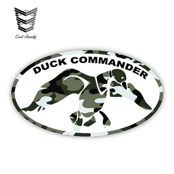 

EARLFAMILY 13cm X 7.5cm Duck Commander Camo Vinyl Decal Car Truck Window Bumper Funny Car Styling Waterproof Car Stickers