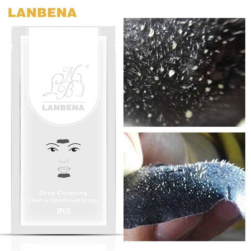 LANBENA Face Mask Blackhead Remover Nose Deep Cleaning Chin & Forehead