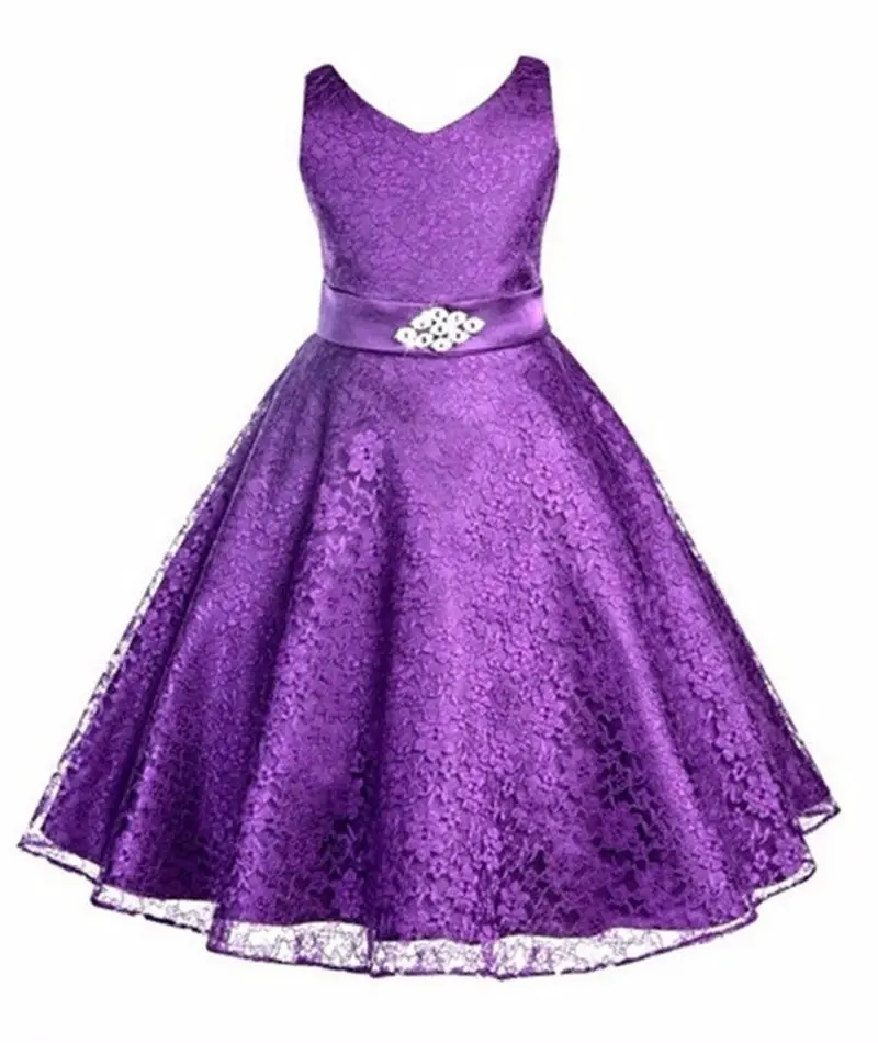 Summer Girls Party Dress Designer Children Teenagers Prom Ceremonies
