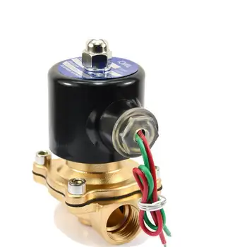 

220v 24v 12v 1/4 3/8" Inch DN 8 10 mm Copper Normally Closed Solenoid Valve Water Valve