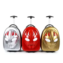 Бренд 3D мальчик аниме тележка чехол дети поднимаются по ступенькам багаж путешествия прокатки чемодан девушка мультфильм багаж
