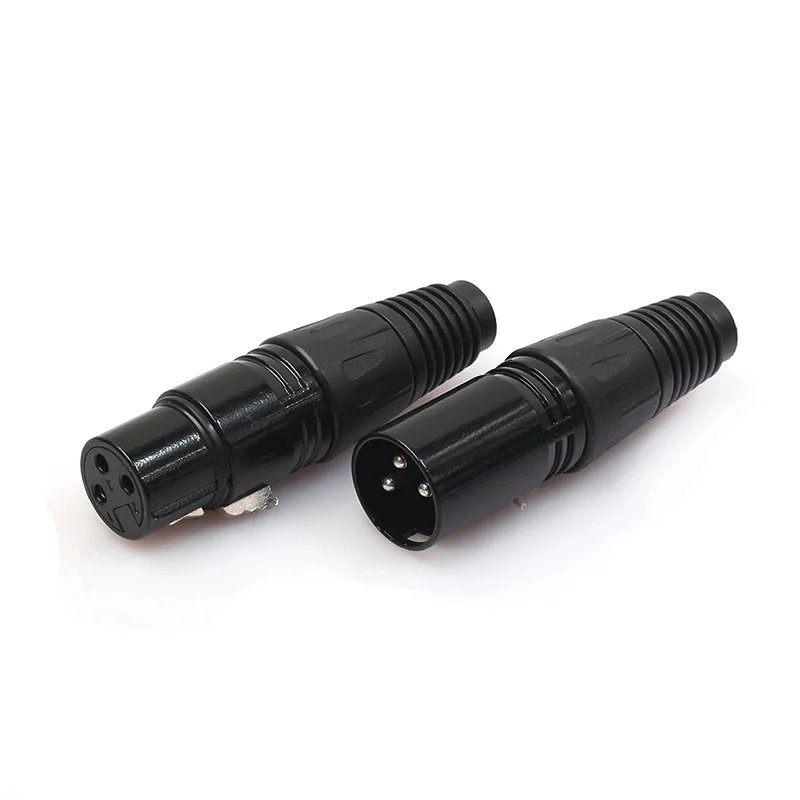 

Newest 10 Pairs XLR 3 Pin Female Jack/Male Plug Audio Microphone MIC Audio Connector Drop Ship