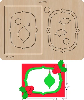 

New Photo frame Wooden die Scrapbooking C-375-17 Cutting Dies