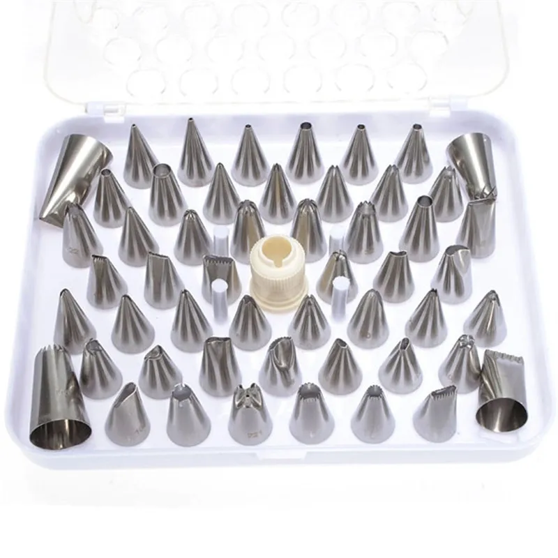 

Description 100% brand new and high quality Stylish and classic appearance, small and exquisite 52 differently ended icing nozz