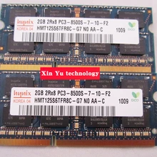 Пожизненная гарантия на hynix DDR3, 2 ГБ, 4 Гб, 1066 МГц, PC3-8500S, оригинальная аутентичная память DDR 3, 2G, ноутбук, оперативная память, 204PIN SODIMM