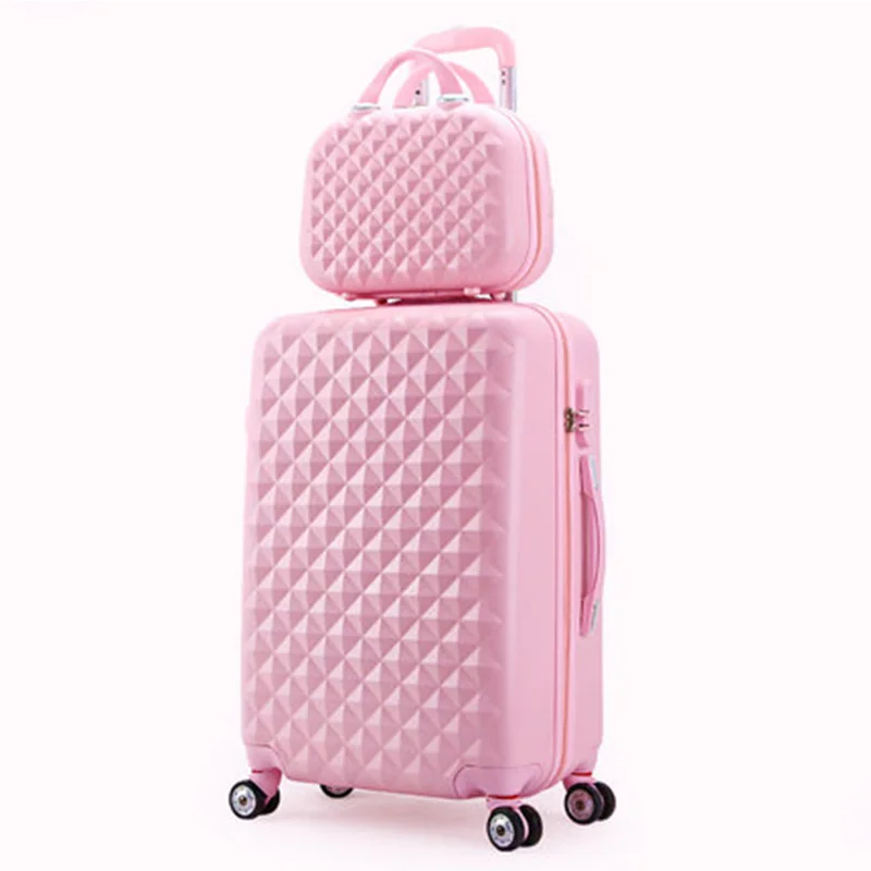 Набор чемоданов комплект багажных сумок на колесиках Спиннер тележка чехол 2" посадочное колесо женщина косметический чехол для переноски багажа дорожные сумки