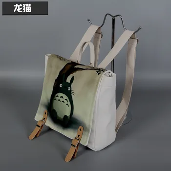 

Hot Fashion Totoro Tokyo Ghoul Fairy Tail Hatsune Miku Gintama Backpack Cartoon Backpack School Canvas Rucksack