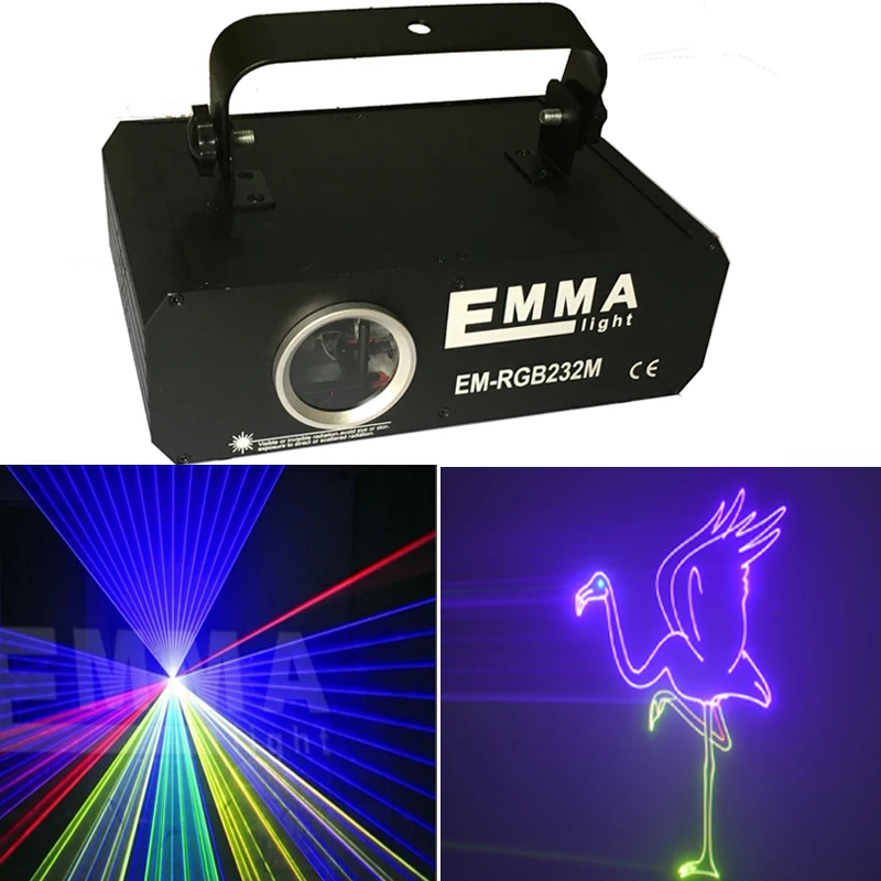 Promotion Price! Nearly 1W 1000mW RGB animation laser light projector