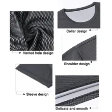 Новые мужские фитнес-футболки, тонкие сетчатые дышащие быстросохнущие топы для бега на лето для улицы BFE88