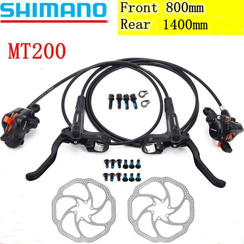 SHIMANO MT200 MTB Bike Brake Hydraulic BR BL Mountain Bicycle Disc