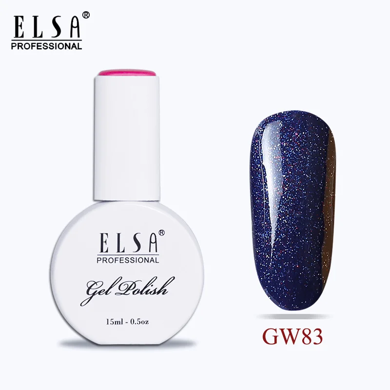 Elsa 15 мл DIY Гель-лак для ногтей Французский стиль УФ-набор гель-лаков для ногтей отмачиваемый 120 цветов серия лак для ногтей телесный цвет гель - Цвет: GW83