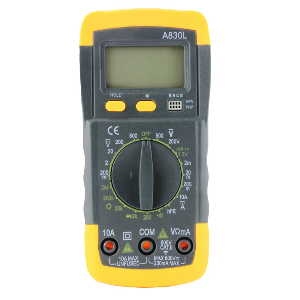 A830L Mini Digital Multimeter Ammeter Multitester Voltmeter Current