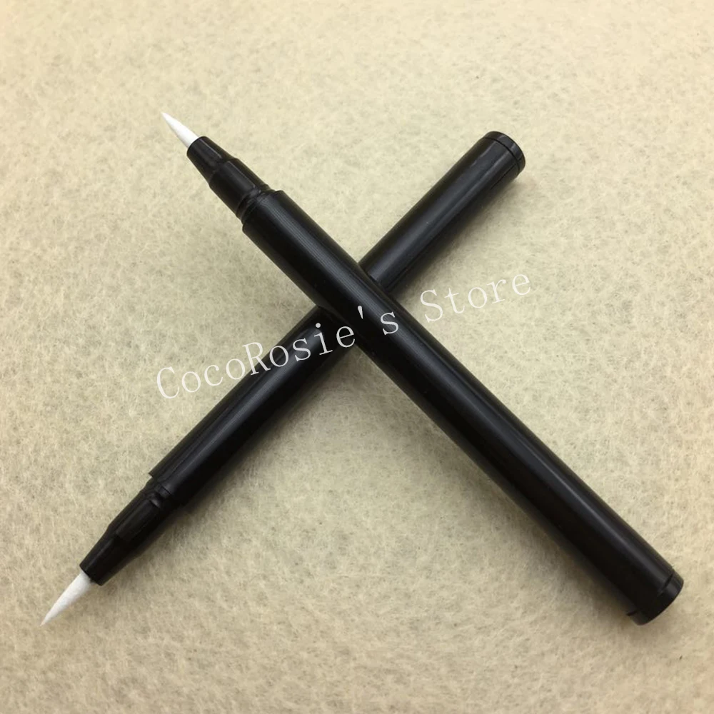 

30PCS Empty eyeliner bottle slim black eyeliner tube empty bottle