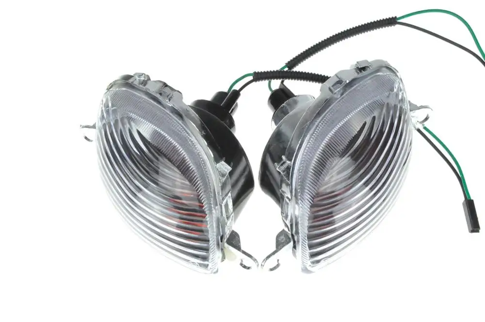 

Stripe Lens Turn Signals With Bulb For Suzuki 99-07 Gsxr1300 (Front)