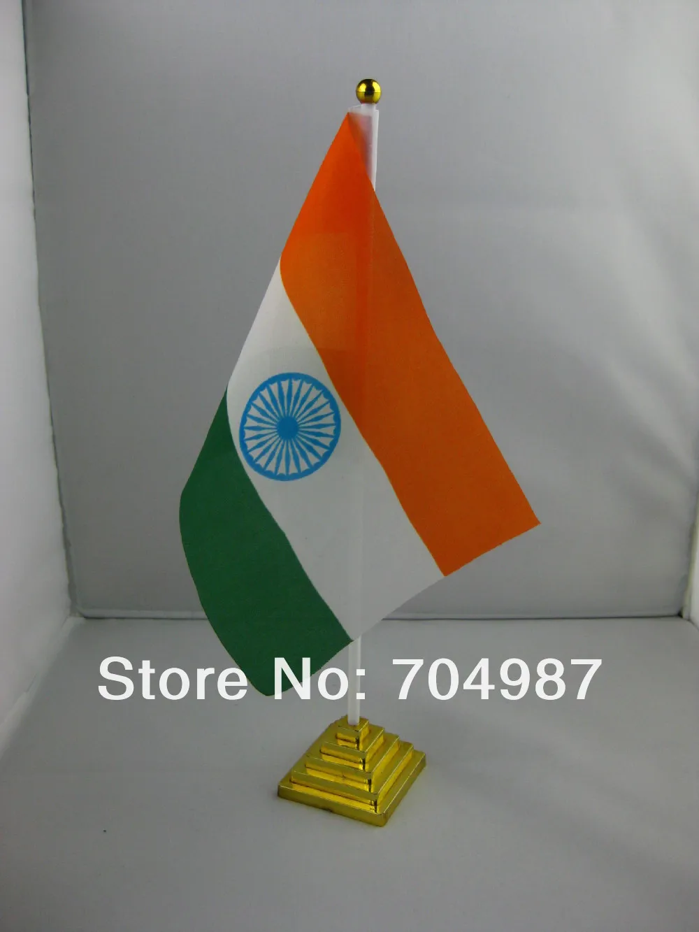 

14 x 21 cm India table desk flag banner free shipping