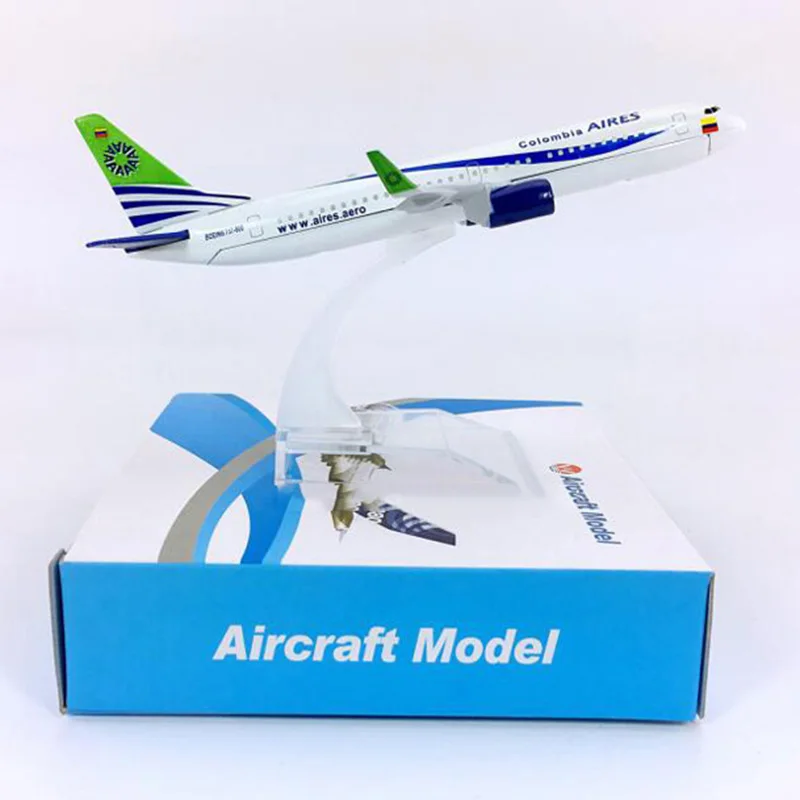 

Boeing B737-800 16CM AVIANCA aires airlines 1/400 SCALE airplane model toys aircraft diecast plastic alloy plane gifts for kids