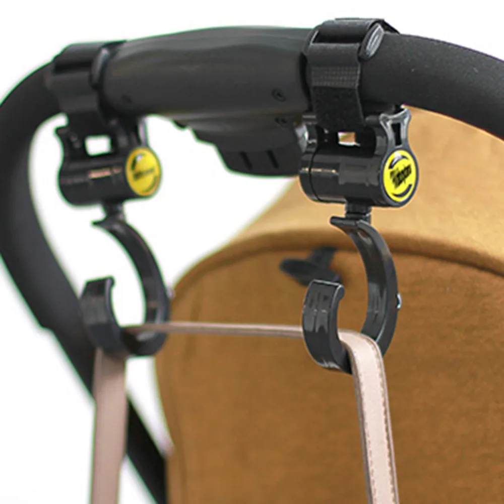COZIME 2 шт Универсальная Детская коляска Коляска Клип крюк Багги карабин для коляски пеленки сумка вешалка сильная коляска аксессуары новый