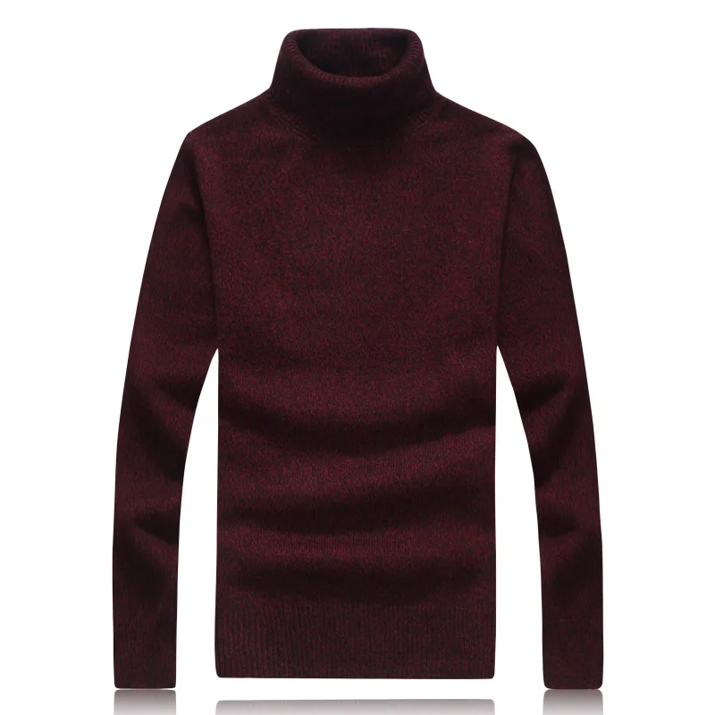 GUIXIANG 2017 Autumn Men's Casual Sweater Turtleneck