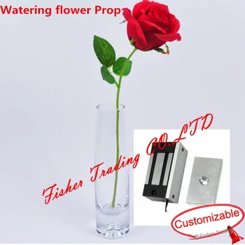 

Reality room escape prop, amazing water props for real life room escape, watering flower to open the lock in mysterious room