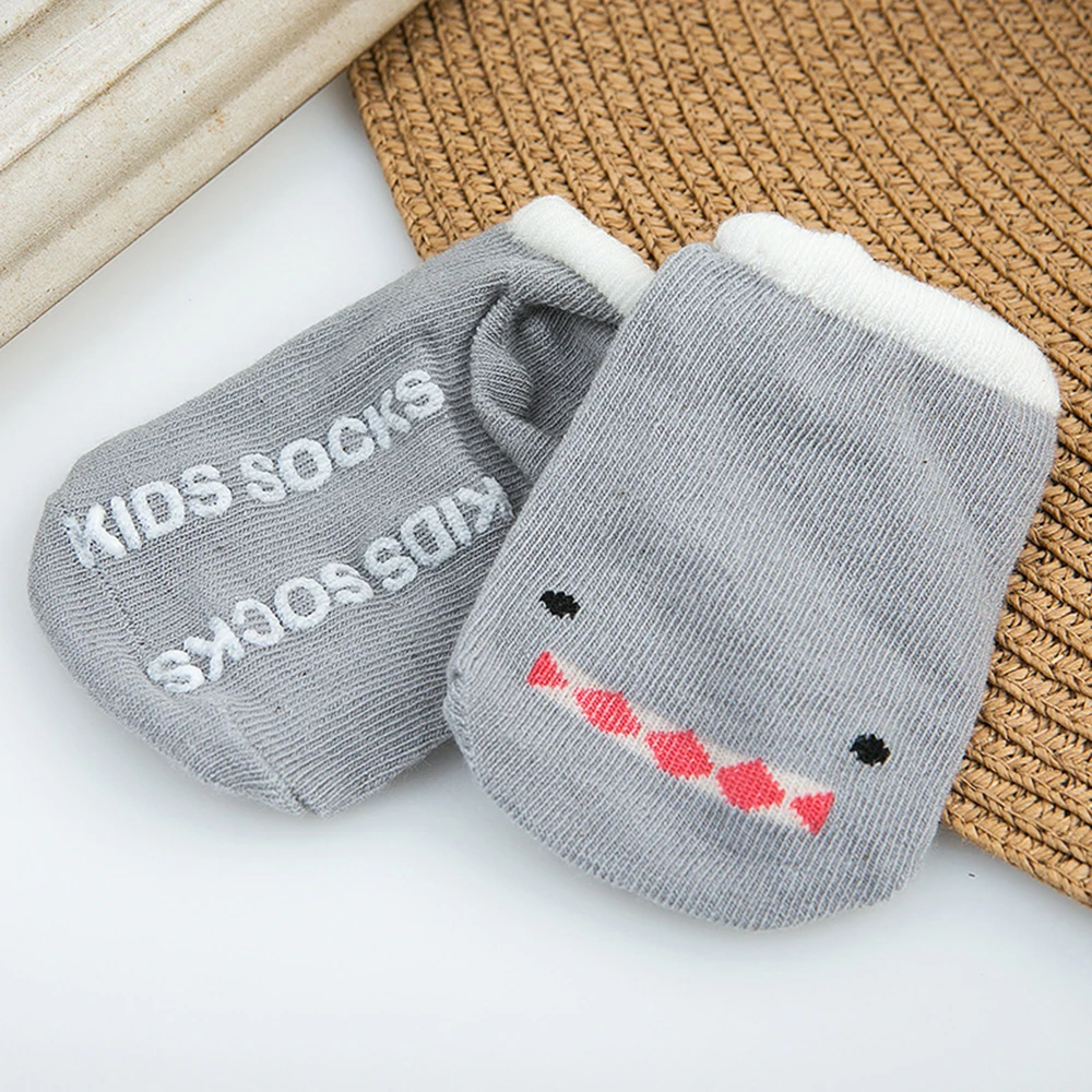 Hylidge/Хлопковые носки для маленьких девочек, детские короткие носки, милые носки-тапочки с рисунком для малышей