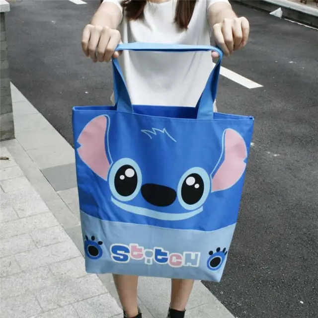 Disney cartoon Mickey mouse Women's canvas bag shoulder High capacity portable cartoon bag for shopping handbags 2