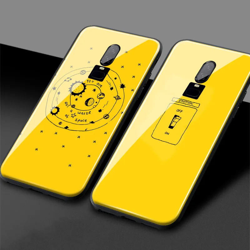 Желтый Блестящий Мягкий силиконовый чехол для OnePlus 6 6T 7 7T Pro|Бамперы| |
