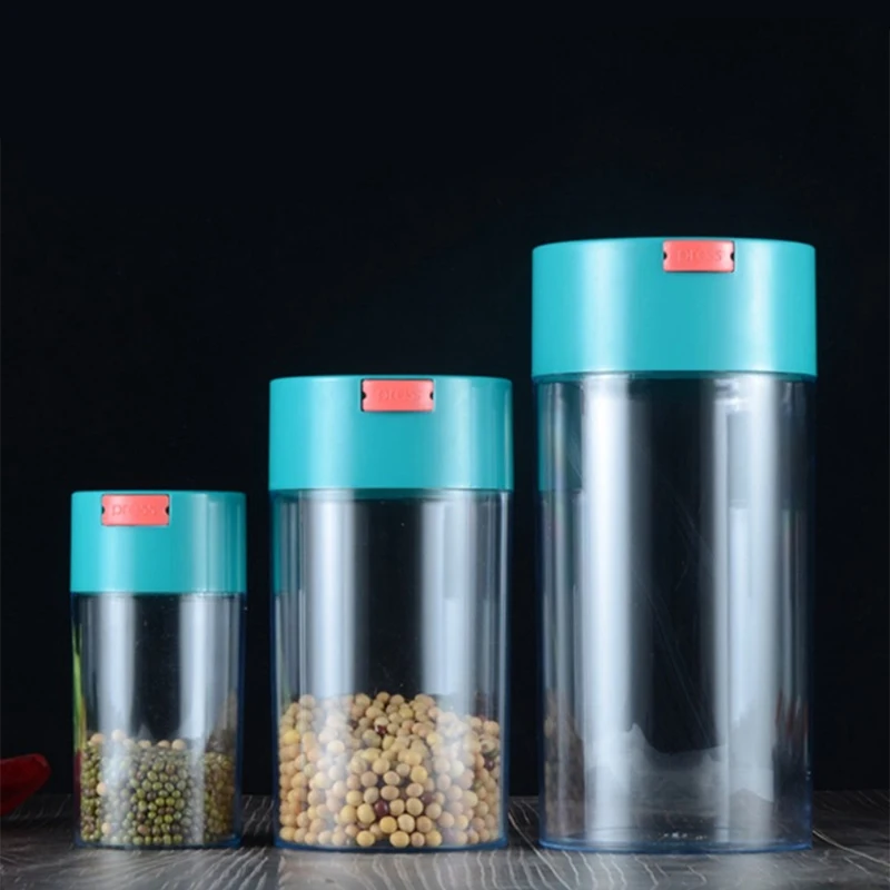 

LSTACHi Vacuum Containers Coffee Bean Fresh Can Damp Proof Tea Pot Food Seal Pot 3 Models Vacuum Sealer Pots For Seal Foods