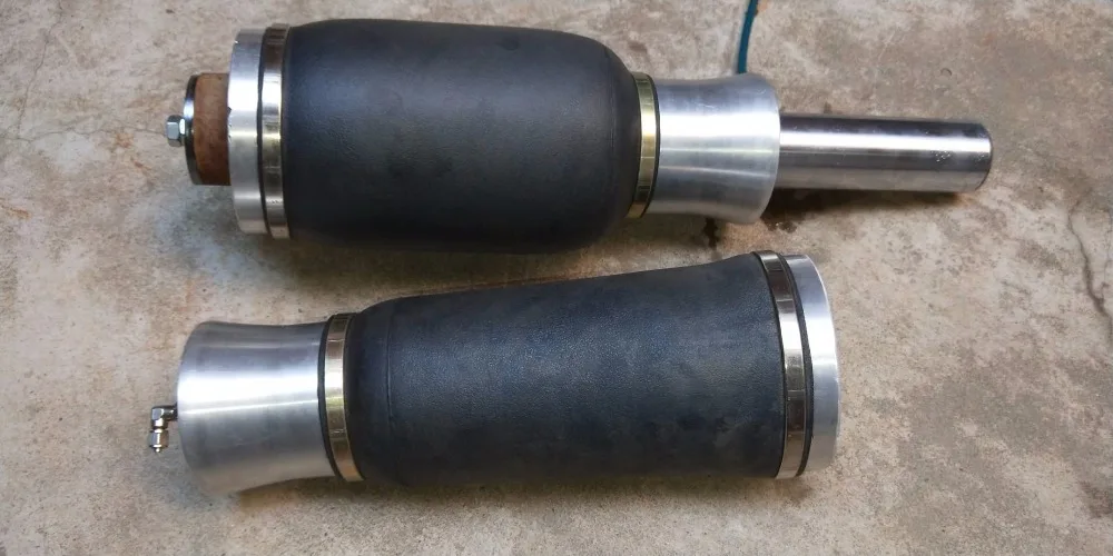 

2 pcs universal air suspension bags fit to any automotive auto motive air bellows DIY fit to any cars suspension bladder