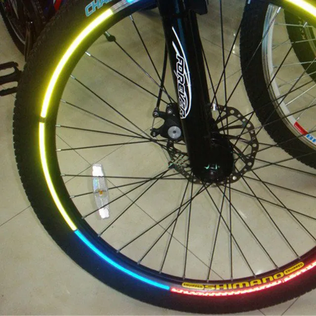 Best Price 5 pieces/bag reflective sticker for Bicycle Wheel DIY outdoor cycling Rim accessories fluorescent decal reflection 21*0.5 cm Best Price 5 pieces/bag reflective sticker for Bicycle Wheel DIY outdoor cycling Rim accessories fluorescent decal reflection 21*0.5 cm