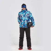 LTVT одиночные и Двойные лыжи, открытый Корейский лыжный костюм, утолщение, ветрозащитный, водонепроницаемый, дышащий