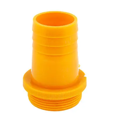 

1.4" Water Pump Hose Barb to 1.8" Male Thread Coupler Adapter Fitting Orange
