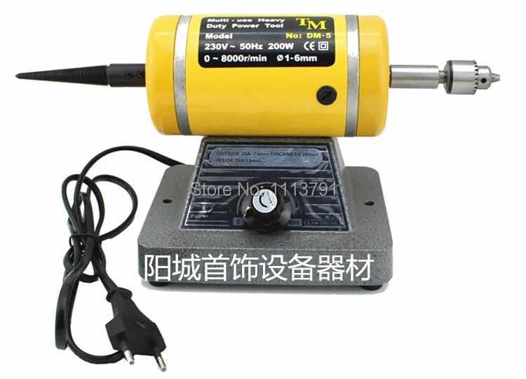 Multifunctional Mini Bench Electric Grinder Cloth Round Grinding