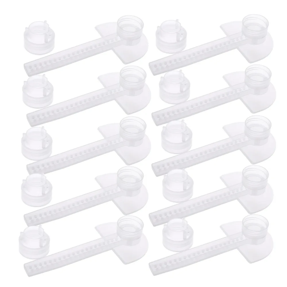 

10pcs Plastic Beehive Feeder Bee Drinking Fountains Beekeeper Hive Tool