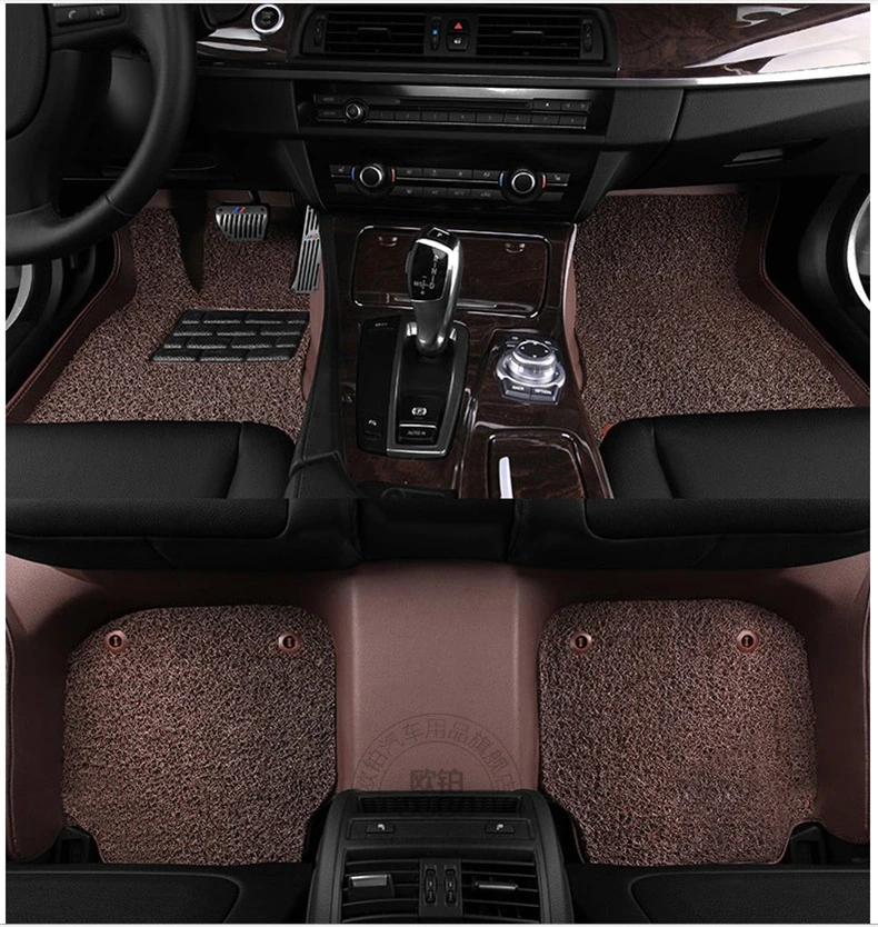 Авто коврики для Audi A1 Sportback 2011-2017 стопы ковры шаг Высокое качество доказательство воды кожа провод катушки 2 Слои