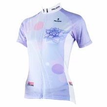 Паладин "синий Лотос" женская с короткими рукавами Велоспорт Джерси велосипед рубашка