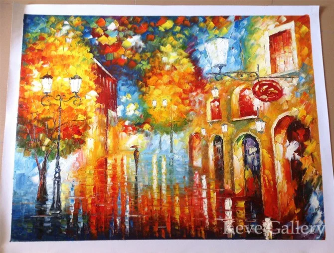 Painting For Sale Colorful Oil Paintings Canvas Central Park New York Abstract Modern Art Home Decor High Quality Handpainted